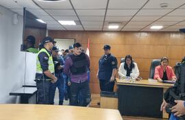 Continúa juicio al policía Gustavo Florentín, único procesado por el asesinato de Rodrigo Quintana durante el atropello al PLRA el 31 de marzo de 2017.