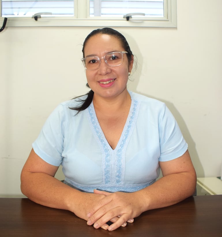 Directora de la Unidad Sanitaria de IPS, Dra. Gricelda González,