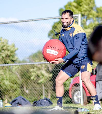Alberto "Beto" Espínola (34 años), una de las incorporaciones del Sportivo Luqueño para el segundo semestre.