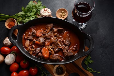Boueuf Bourguignon.