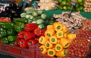 Frutas, verduras y hortalizas frescas en el Agroshopping.