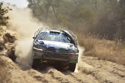 Javier Ugarriza está cuarto en la general con otro VW Polo R5.