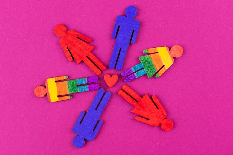 Concepto de orientación sexual, diversidad, sexualidad, etc.