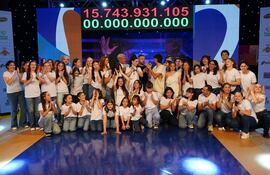 La Teletón 2025 avanza con paso firme en sus primeras horas y ya alcanzó G. 5.058.115.925.