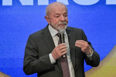 El presidente brasileño, Luiz Inácio Lula da Silva