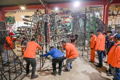 Los funcionarios municipales comenzaron los trabajos para readecuar las estructuras.