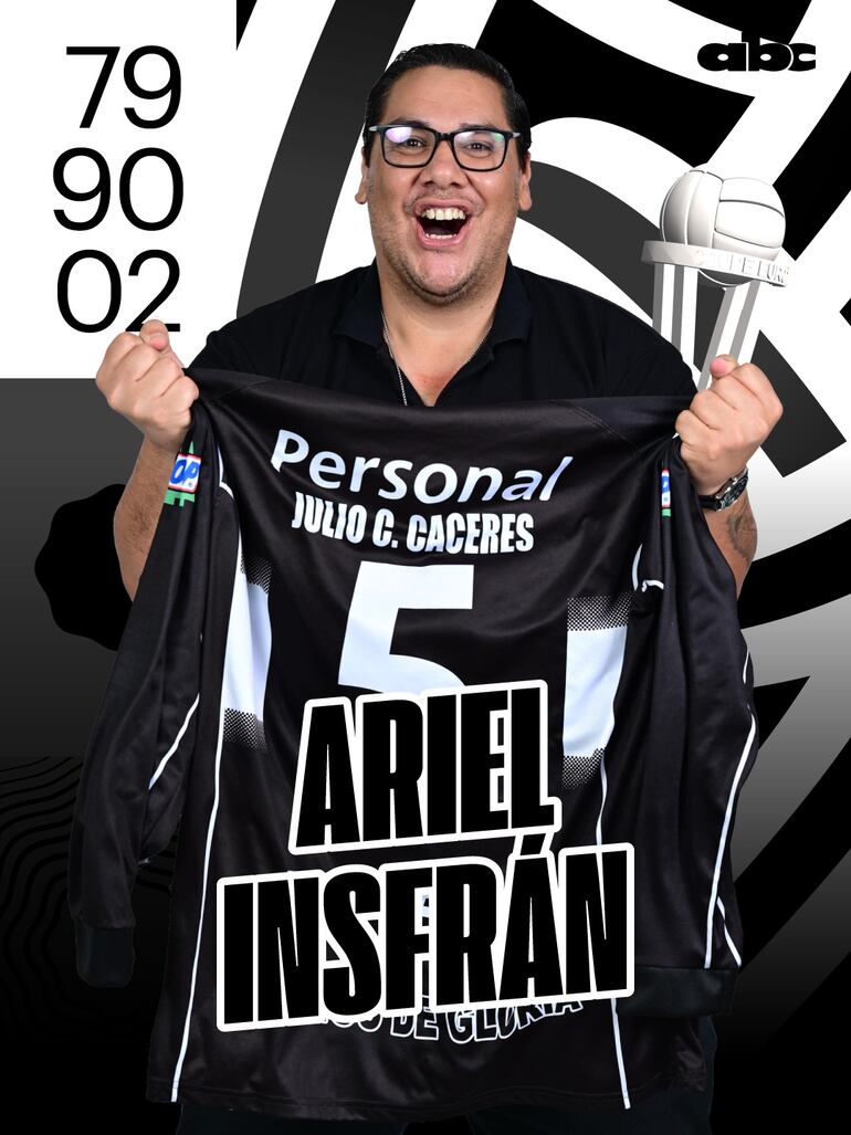 Ariel Insfrán está feliz conduciendo ABC Franjeado. (Instagram/ABC Digital)