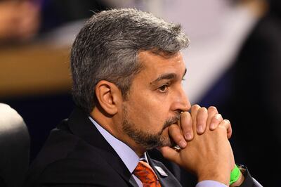 Una fotografía de archivo del presidente de la República, Mario Abdo Benítez.