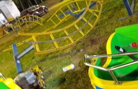 Sector donde un niño de 7 años sufrió traumatismo de cráneo en la Expo canindeyú.