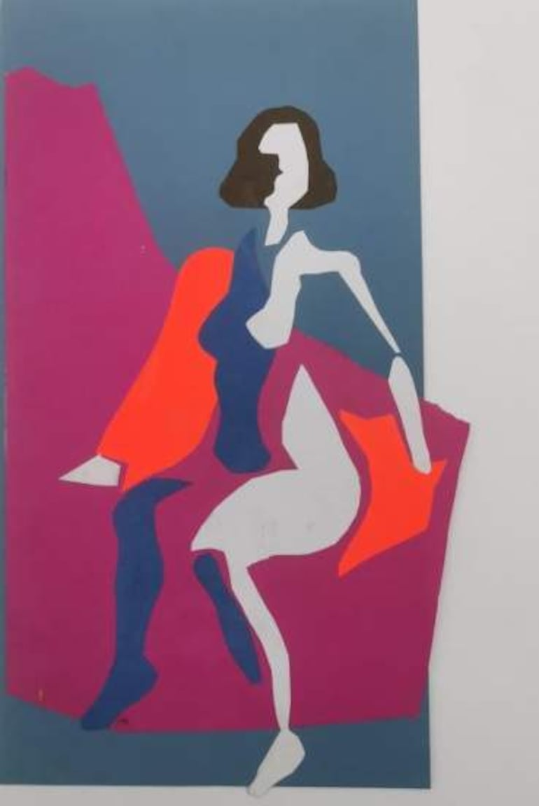 Obras de la exposición Soma en Casa Sigilos con colores vibrantes y diseño moderno en un ambiente artístico.