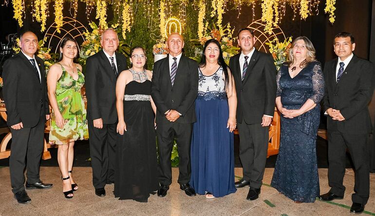 Junta de Vigilancia: Enrique Franco, Lilian Ferreira, Hugo Wildberger, Gabriela Arenas, Pedro Arce, Myrian Castro, Justo Colman, Isabel Cáceres, Ramón Monges.