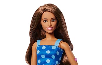 Una fotografía sin fecha, difundida el 8 de julio de 2025 por el fabricante de juguetes estadounidense Mattel, muestra su nueva muñeca Barbie con diabetes tipo 1.