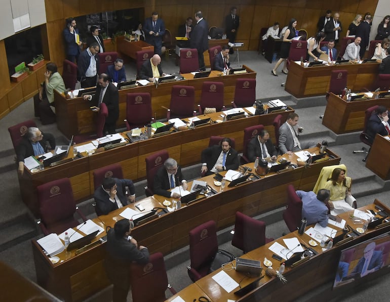 Sesión del Senado.