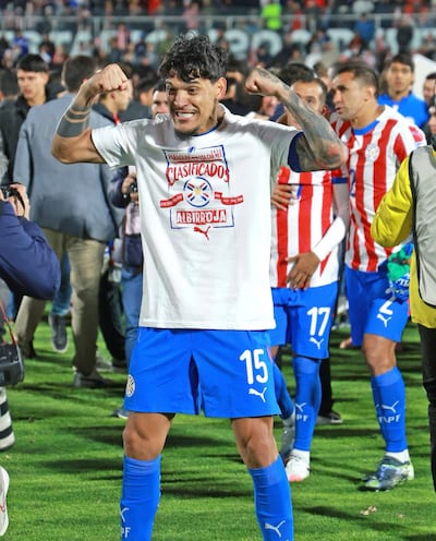 Gustavo Raúl Gómez Portillo (32 años), capitán de la Albirroja y de Palmeiras.
