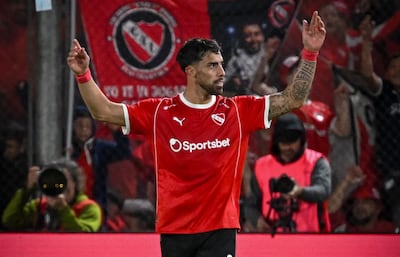 Gabriel Ávalos suma 8 goles en 12 partidos en el torneo Apertura del fútbol argentino.