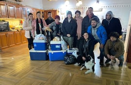 Voluntarios recorren Asunción y el área metropolitana con frazadas y comida para personas en situación de calle