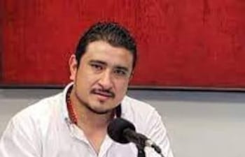 El intendente de Caapucú, Gustavo Penayo Arce (ANR-HC).