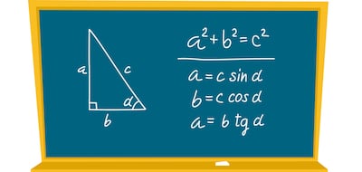 El teorema de Pitágoras y las ecuaciones.