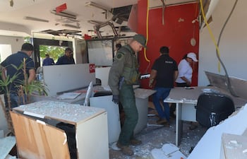 El robo al banco Sudameris de Naranjal ocurrió el 26 de febrero pasado.