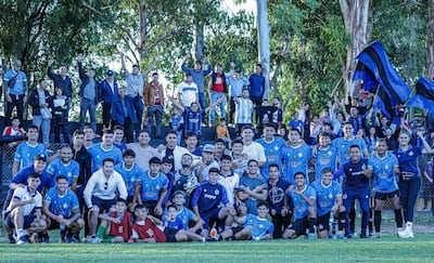 Componentes del plantel del Quinceno FC de Itapé, Guairá.