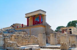 Palacio de Knossos en Creta, Grecia.