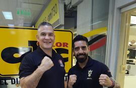 Francisco “La Tempestad” Lefebvre (51 años) y Rodrigo “Dinamita” (38) Sosa en ABC Color.