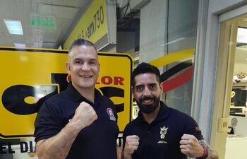 Francisco “La Tempestad” Lefebvre (51 años) y Rodrigo “Dinamita” (38) Sosa en ABC Color.