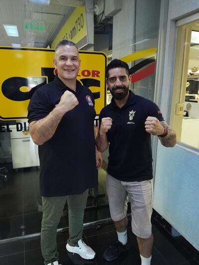 Francisco “La Tempestad” Lefebvre (51 años) y Rodrigo “Dinamita” (38) Sosa en ABC Color.