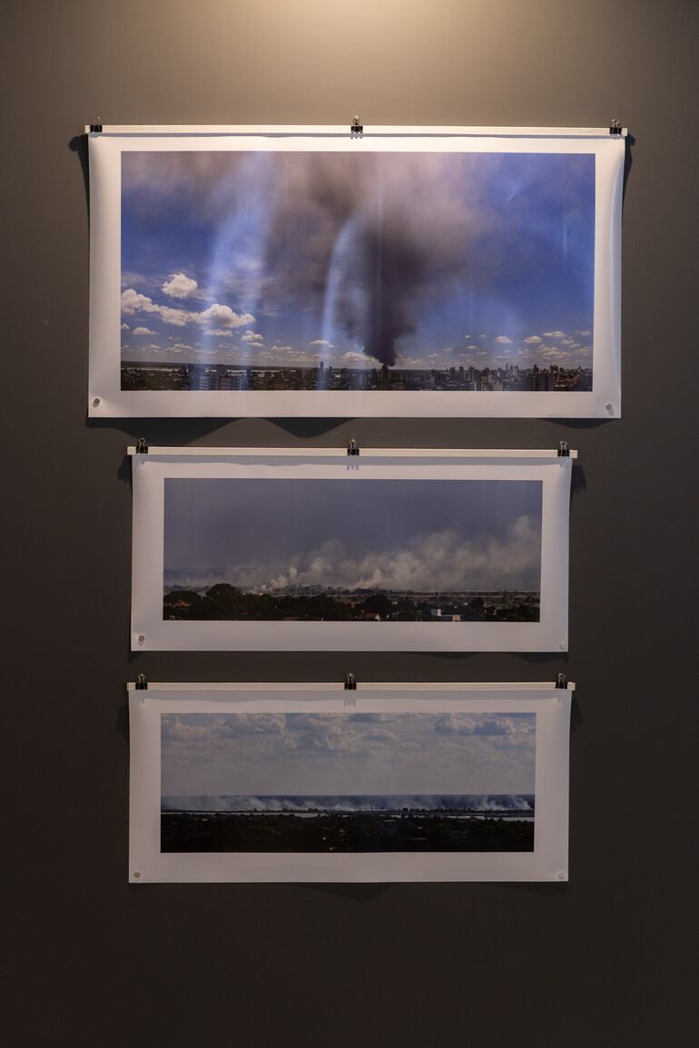 Las obras de Ángel Uriel Barreto expuestas en Oxígeno Feria de Arte.