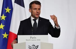Emmanuel Macron, presidente de Francia.