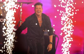 Carlos Vives ayer durante su presentación en el Festival Internacional de Viña del Mar.