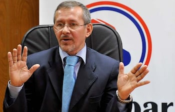 Sergio Escobar Amarilla, ex presidente de Petropar juzgado por presunta lesión de confianza.