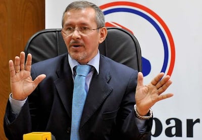Sergio Escobar Amarilla, ex presidente de Petropar juzgado por presunta lesión de confianza.