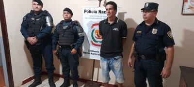 Cristian Ariel Bairros Romero, detenido en Pedro Juan Caballero.