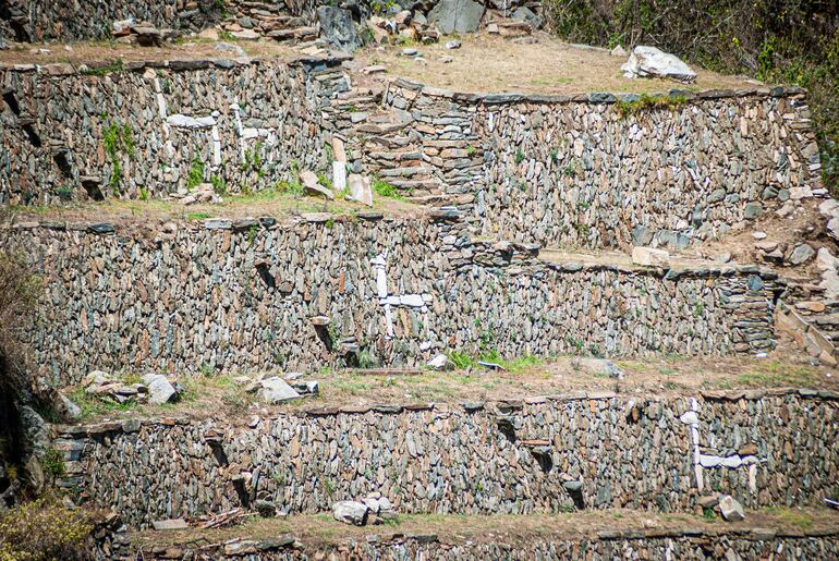 Choquequirao, ruinas incas en Perú.