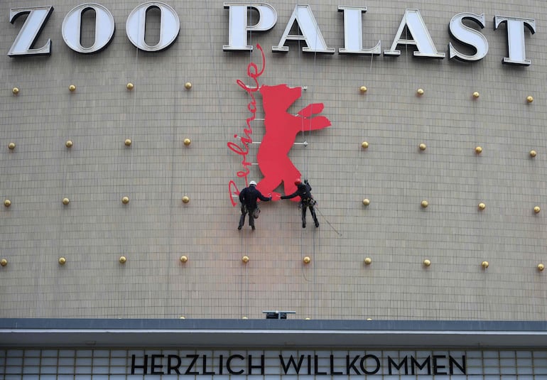 El Zoo Palast, que albergará al estreno de la película paraguaya "Narciso" también se prepara para el inicio de la Berlinale.