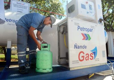Petropar anuncia que bajará precio del gas. (Archivo).
