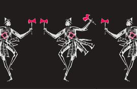 Ilustración hecha con el dibujo de portada del libro "Oriki Orixá", de Antonio Risério.