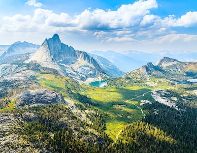 El Parque Nacional de Sierra Nevada en el sur de España.