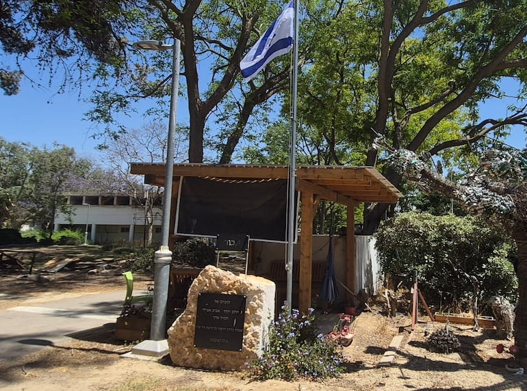 Kibut Nir Oz, sur de Israel , atacado por los islamistas de Hamás en octubre de 2023.