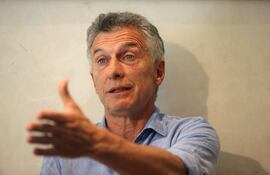 El expresidente de Argentina Mauricio Macri.