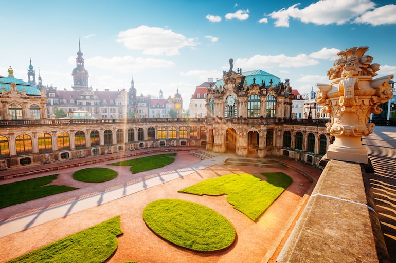 Der Zwinger, Dresde, Alemania.