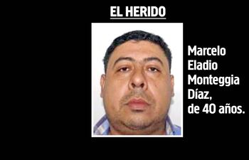 Marcelo Eladio Monteggia Díaz, narco herido.