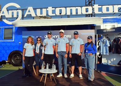 Conversatorio de Hyundai en el Fan Zone del Mundial de Rally.