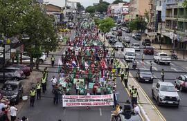 Marcha campesina del 2024.