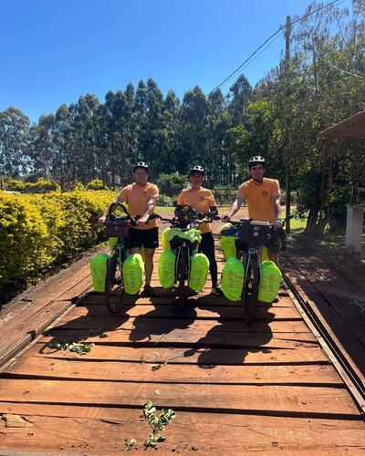 enbiciando al mundo ciclistas Argentina Mundial Paraguay