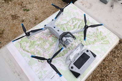 Imagen de referencia de un dron.