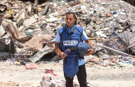 El periodista palestino Anas al Sharif, corresponsal de Al-Jazeera en Gaza.