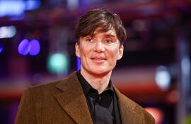 El actor y productor irlandés Cillian Murphy en la ceremonia de apertura del Festival de Cine de Berlín, más conocido como Berlinale. El artista nominado al Óscar presentó su nueva película "Small Things Like These"