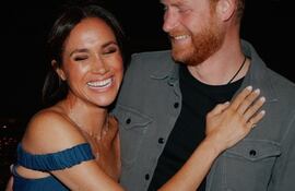 Meghan Markle y Harry disfrutando del show de Beyoncé en Los Ángeles. (Instagram/Meghan Markle)